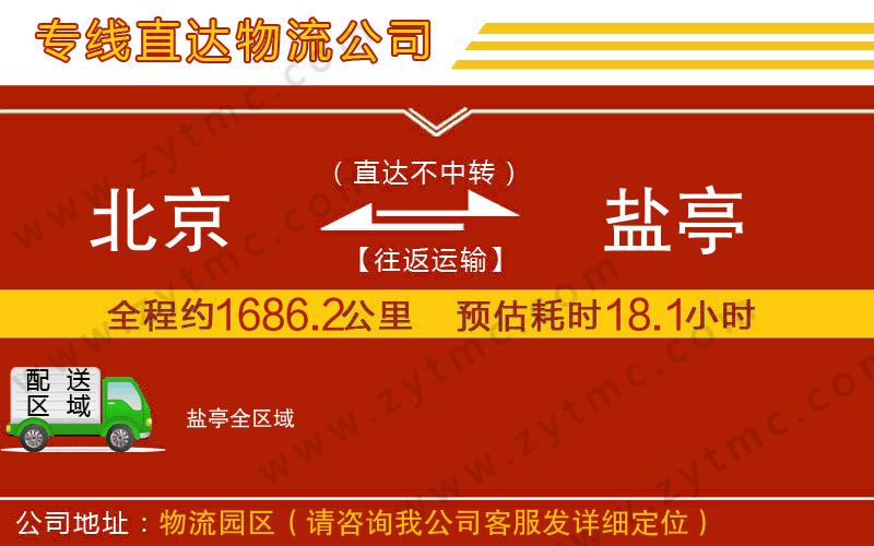 北京到鹽亭物流專線