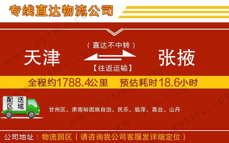 天津到張掖物流專(zhuān)線
